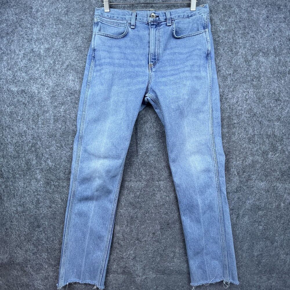 Rag & Bone‎ Jeans Womens 29 Lou High Waist Skinny Hot Bird Raw Hem